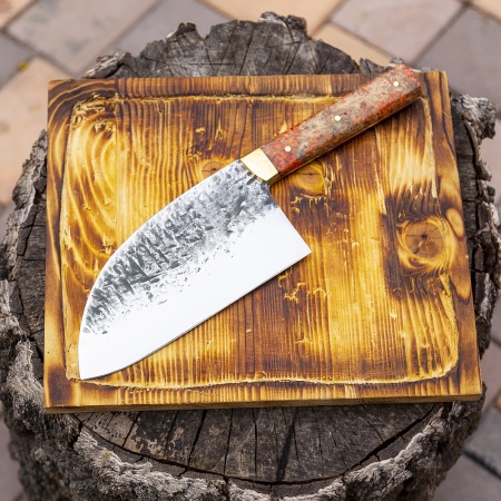 Сербский Шеф (ручная работа) нож K340, стабилизированное дерево