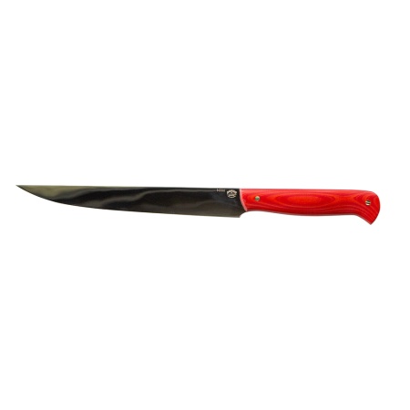 Большой филейный нож Завьялова Н-26 с оранжевой ручкой