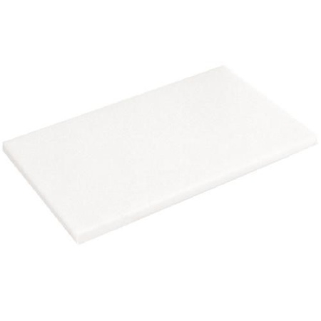 Пластиковая доска разделочная 40х60 (белый)
