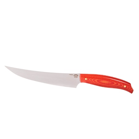 Филейный нож малый с красной ручкой