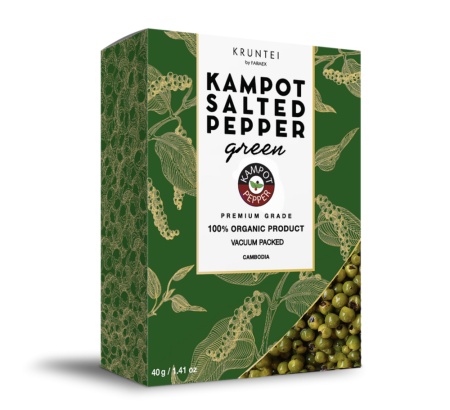KAMPOT PEPPER - зеленый перец соленый